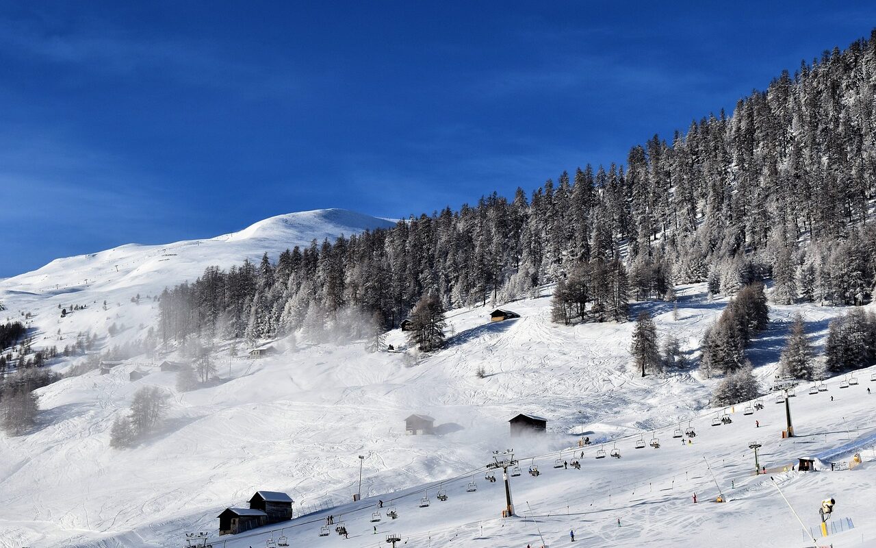 På ski i Italien